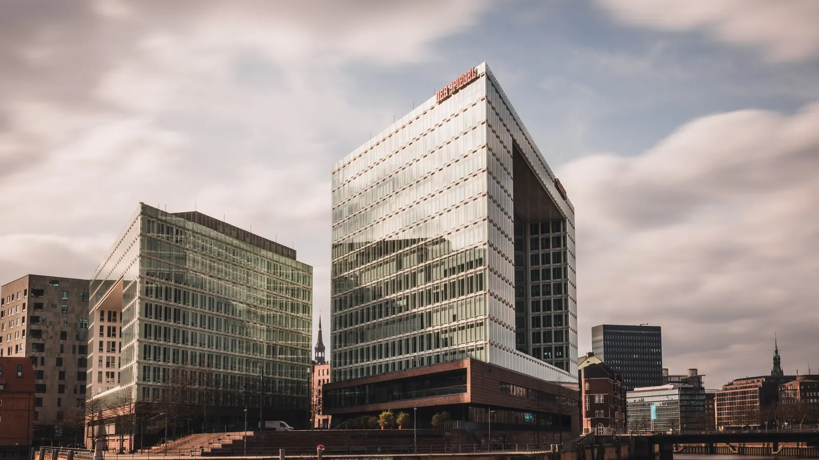 The waterfront and contemporary architecture of Hamburg