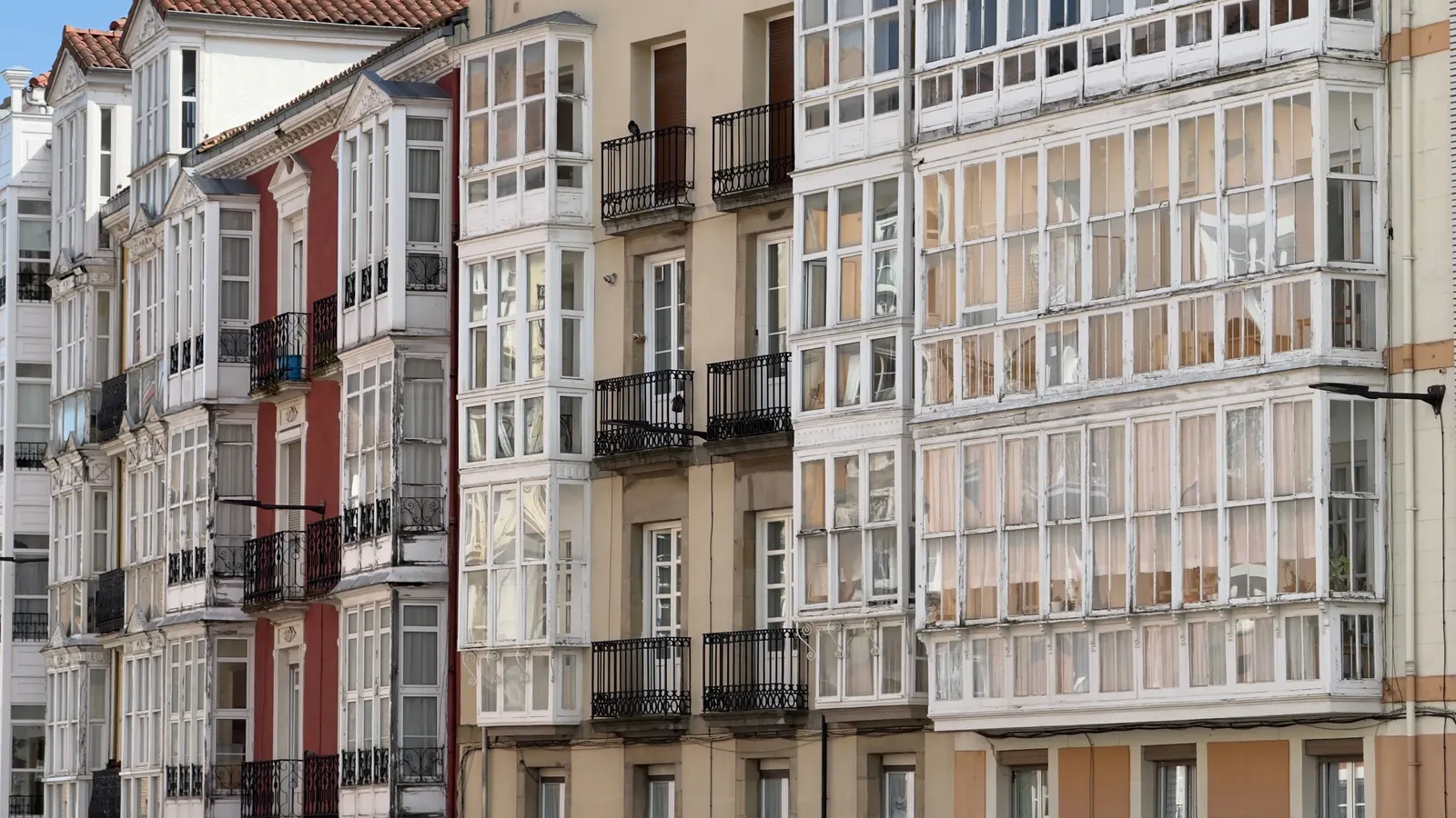 A Spanish residential building with balconies
